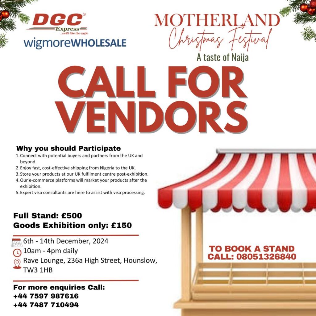 Calling All Nigerian Vendors